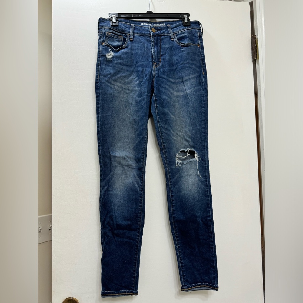 Old Navy Rockstar stretch mid-rise jeans